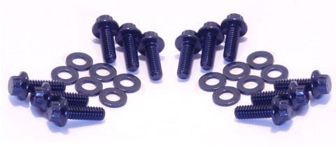 ARP Bolt Kit - Valve Covers - Black Oxide 12pt