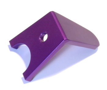 Aluminum Distributor Hold down Clamp - Purple