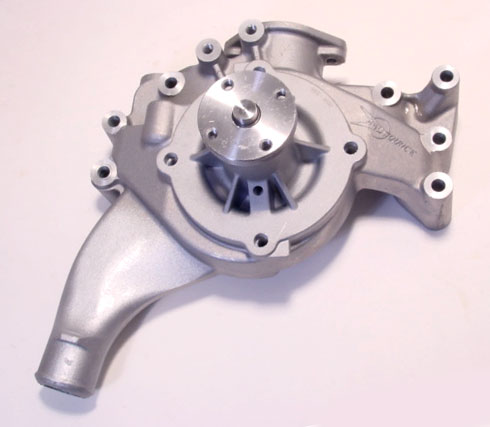 Aluminum water pump & Housing combo deal - Passenger Side