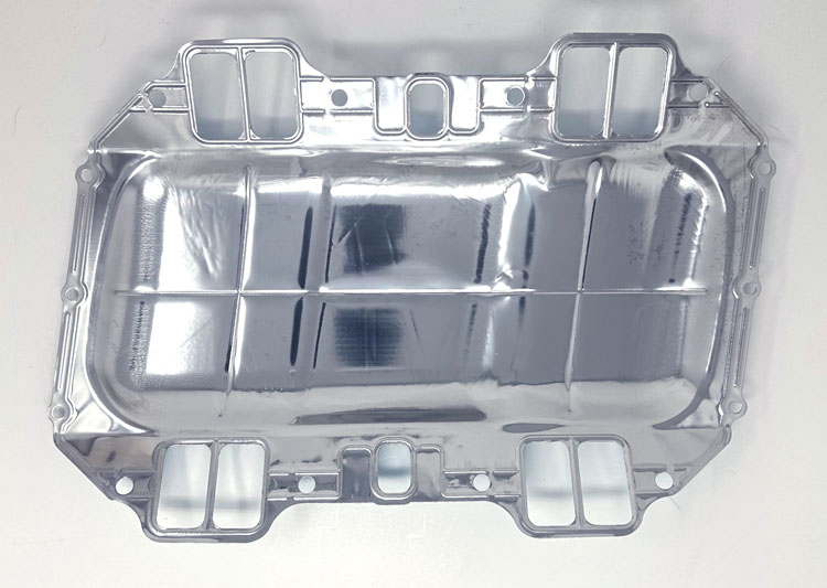 Stainless Intake Valley Pan Gasket - B Engine - WITH Exhaust Crossover