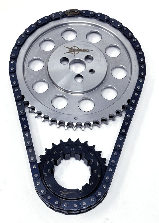 Billet 3 Bolt 9 Way Adj. Timing Chain Set - W/ Torrington