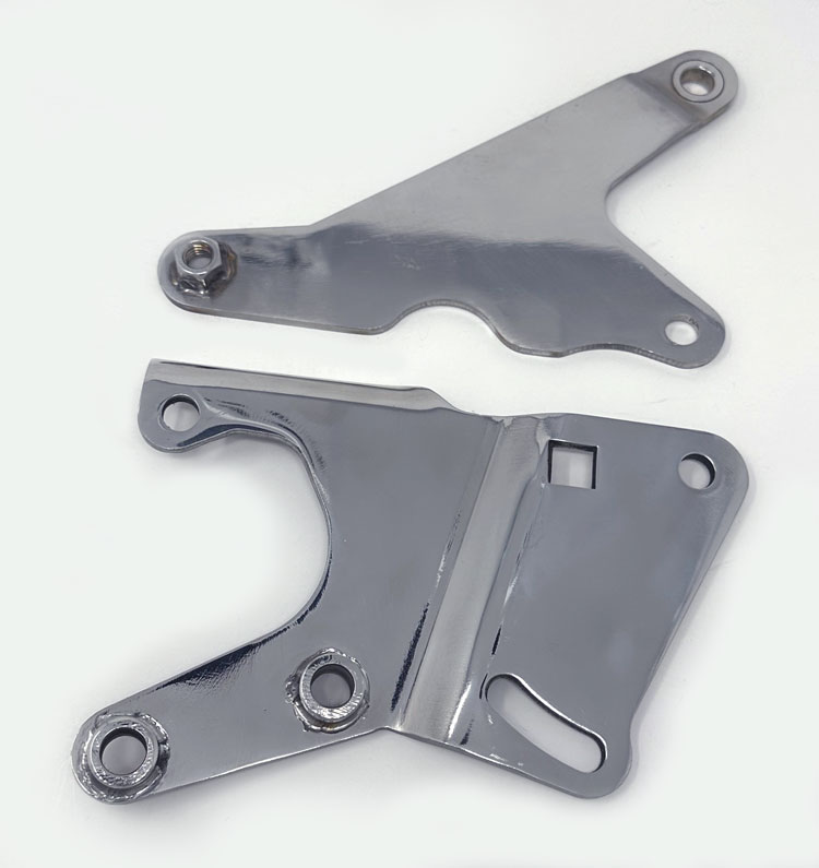 Power Steering Pump Brackets - Saginaw Style - 304 Polished Stainless