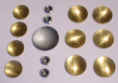 Early Style Disc Plug Kit - Brass