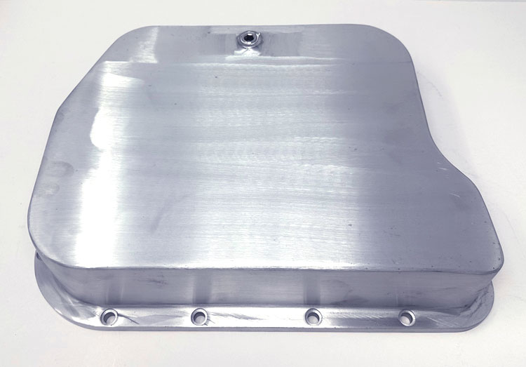 Heavy Duty Cast Aluminum Deep Trans Pan - POLISHED
