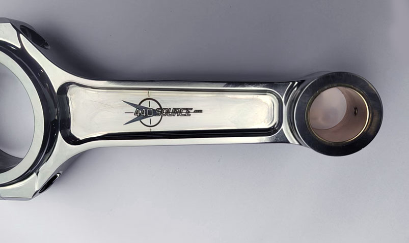 Titanium Connecting Rods - 7.100 Length, .990 Pin. BBC